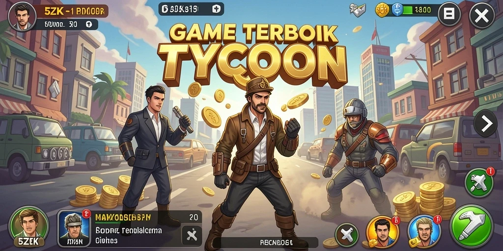 Tampilan gameplay Tycoon yang memikat dan menantang di 5ZK.