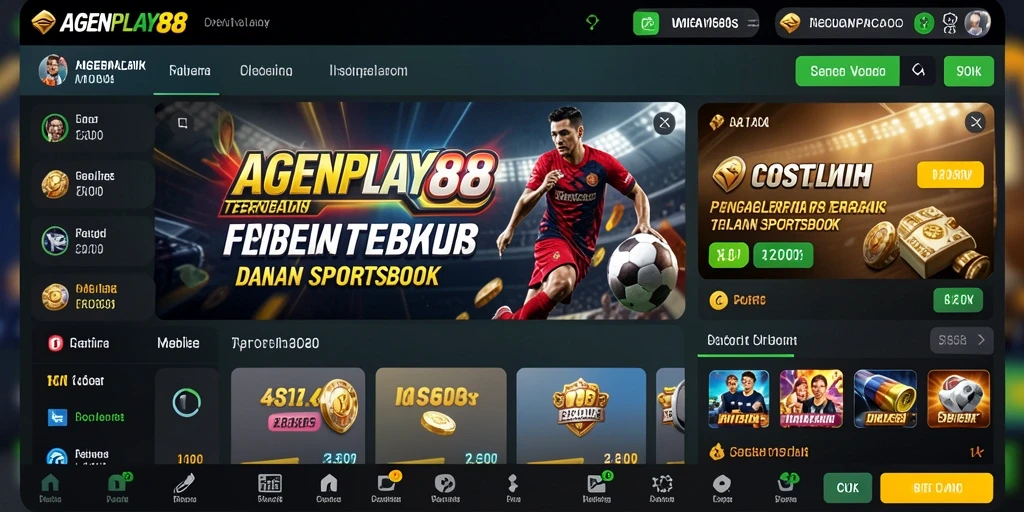 Tangkapan layar AGENPLAY88 menampilkan pengalaman taruhan yang seru dan interaktif.
