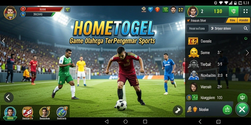 Tampilan gameplay HOMETOGEL yang seru dan interaktif.