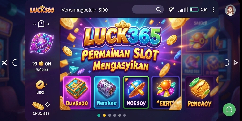 Tampilan menawan dari gameplay di LUCK365 dengan slot menarik.