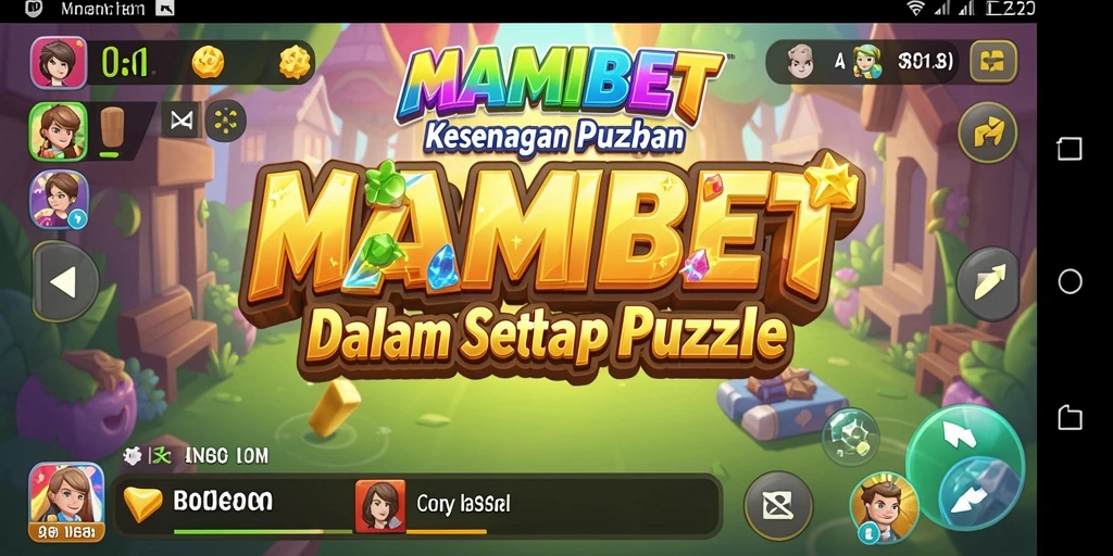 Tampilan gameplay MAMIBET dengan puzzle yang menantang dan seru.