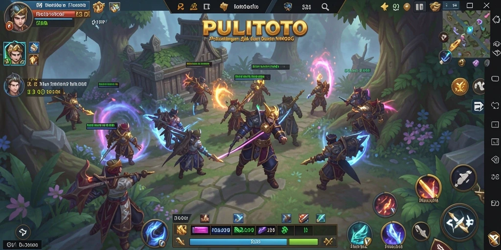 Tampilan gameplay PULITOTO yang menarik dan penuh aksi.