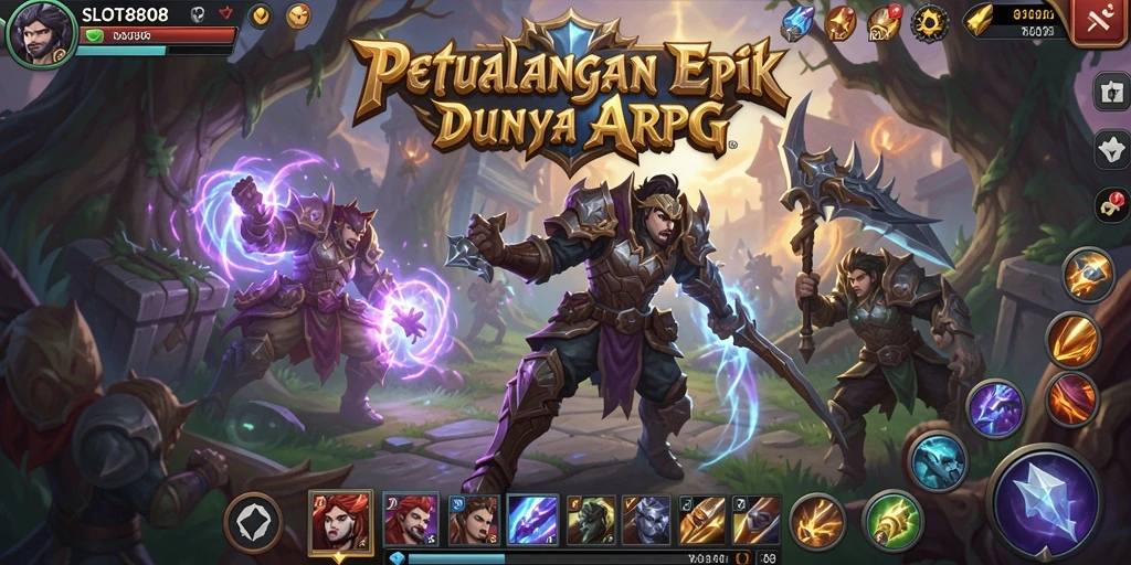 Tampilan gameplay SLOT8808 yang memukau dan dinamis.