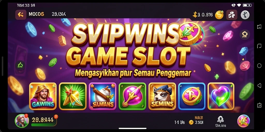 Tampilan gameplay SVIPWINS yang menarik dan interaktif.