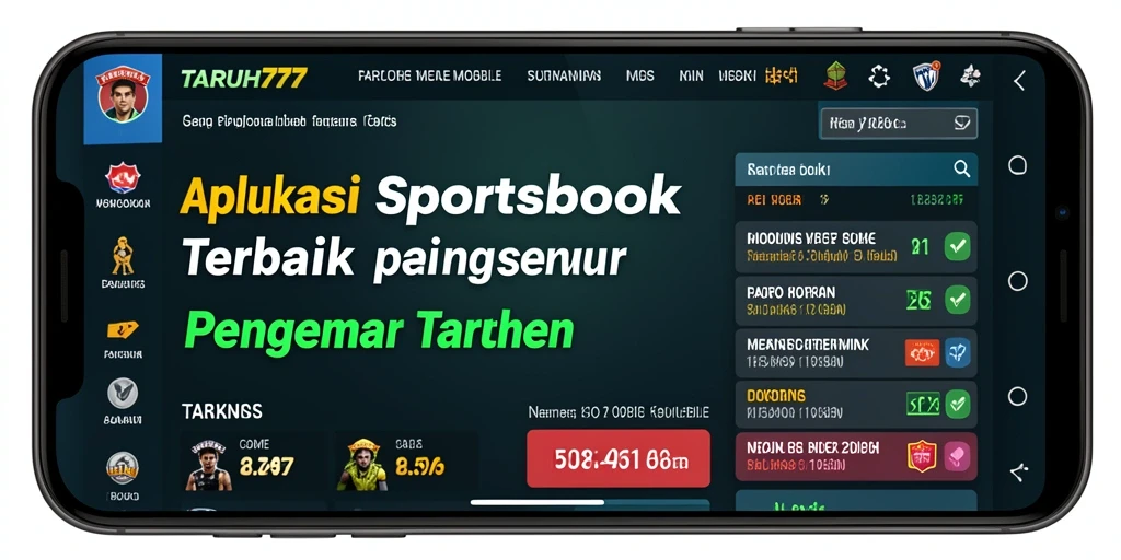 Tampilan antarmuka TARUH777 dalam gameplay Sportsbook yang menawan.